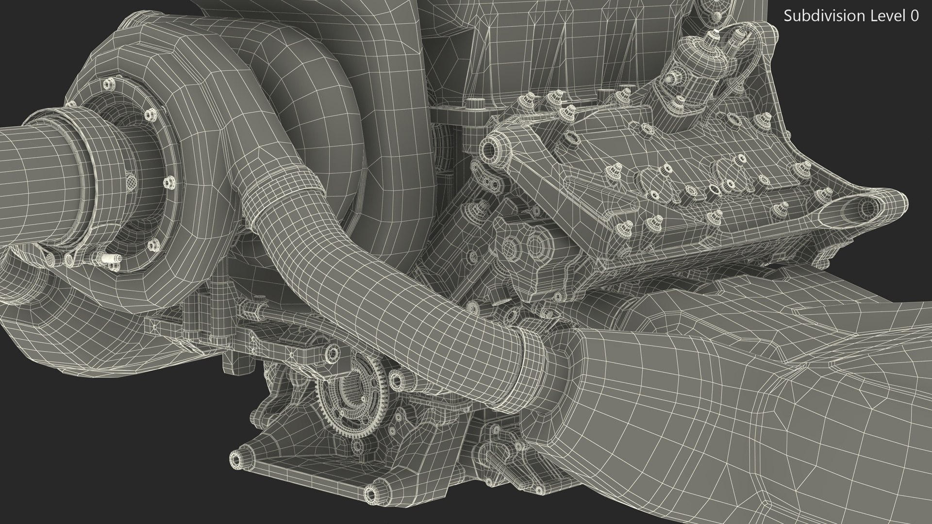 Renault Sport F1 Hybrid Power Unit 3D Model - TurboSquid 2430351