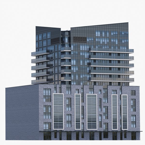 The King Blue Condominiums V4 3D model
