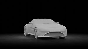 3D model Aston Martin Vantage AMR 2020