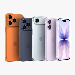 Apple iPhone 17 all 3D