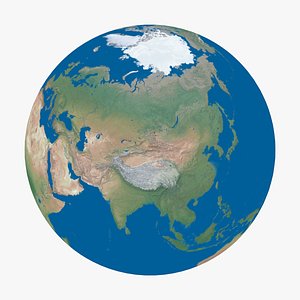 16K Earth Realistic World Globe 3D