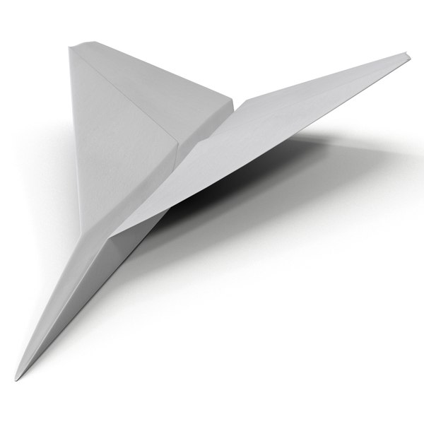 paper airplane c4d