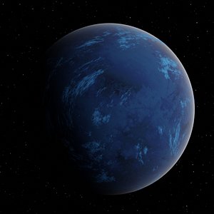 Blue Ocean Planet 3D model