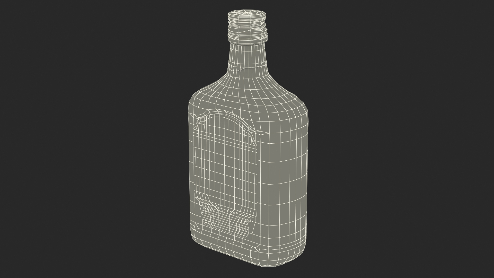 Rum bottle 80 vol 3D model - TurboSquid 1650027