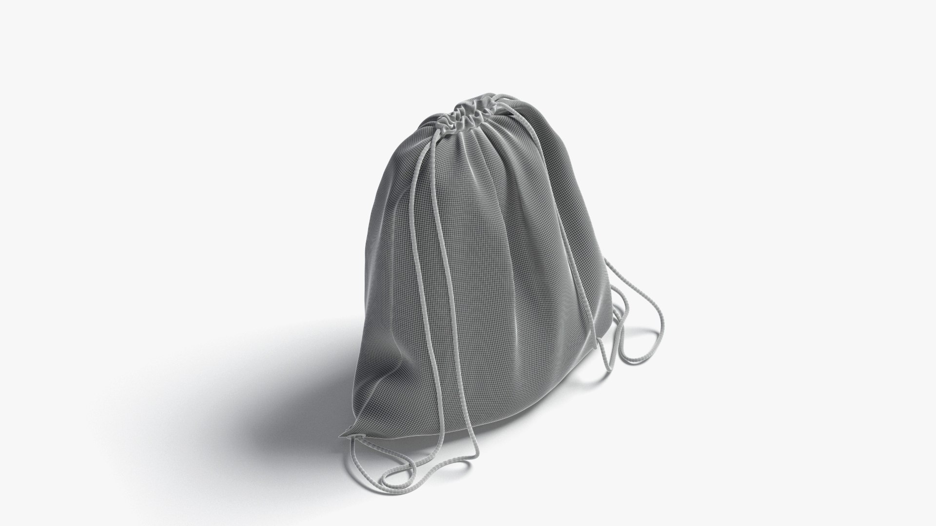 Black Drawstring Backpack - sport pouch with cord 3D model https://p.turbosquid.com/ts-thumb/Z2/bQPAaj/BE/wireframe03/jpg/1682009486/1920x1080/fit_q87/060481a05cded4e14c99e0bbd93cc9b7a4dcfbed/wireframe03.jpg