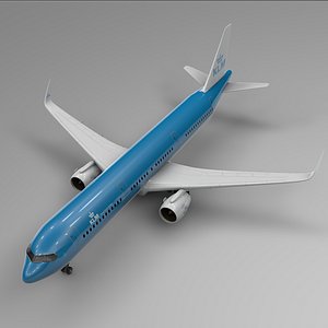 airbus a321 neo klm 3D model
