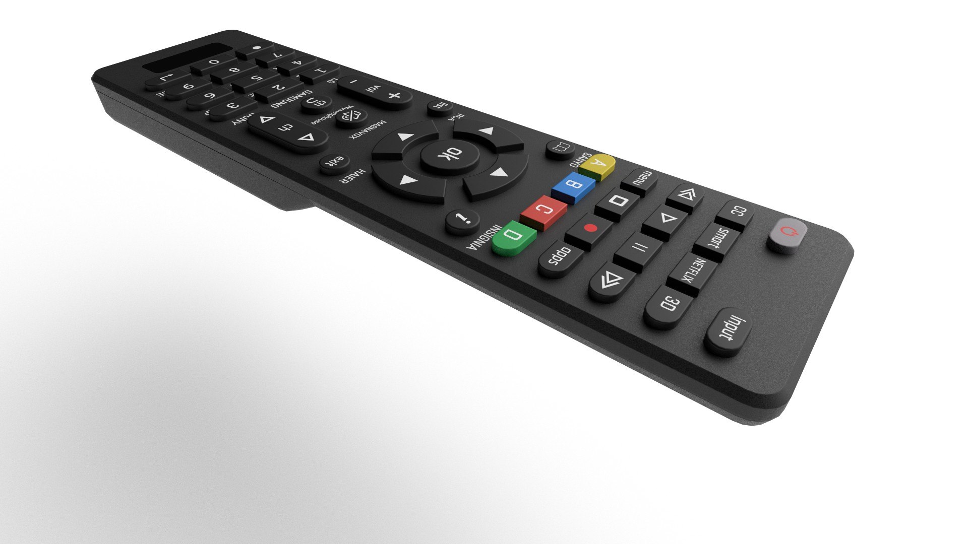 3D Universal Remote - TurboSquid 2241472