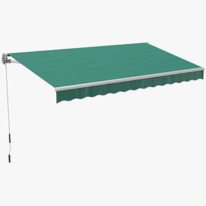 3D Awning Canopy Green