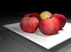 scanned apples 3D