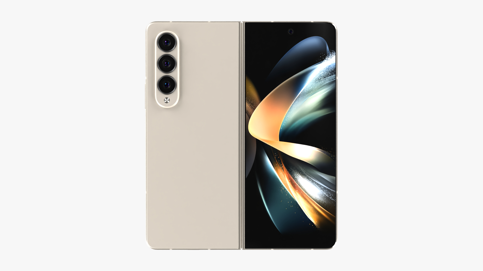 galaxy fold 4 beige