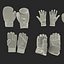 Sport Gloves 3D Models Collection