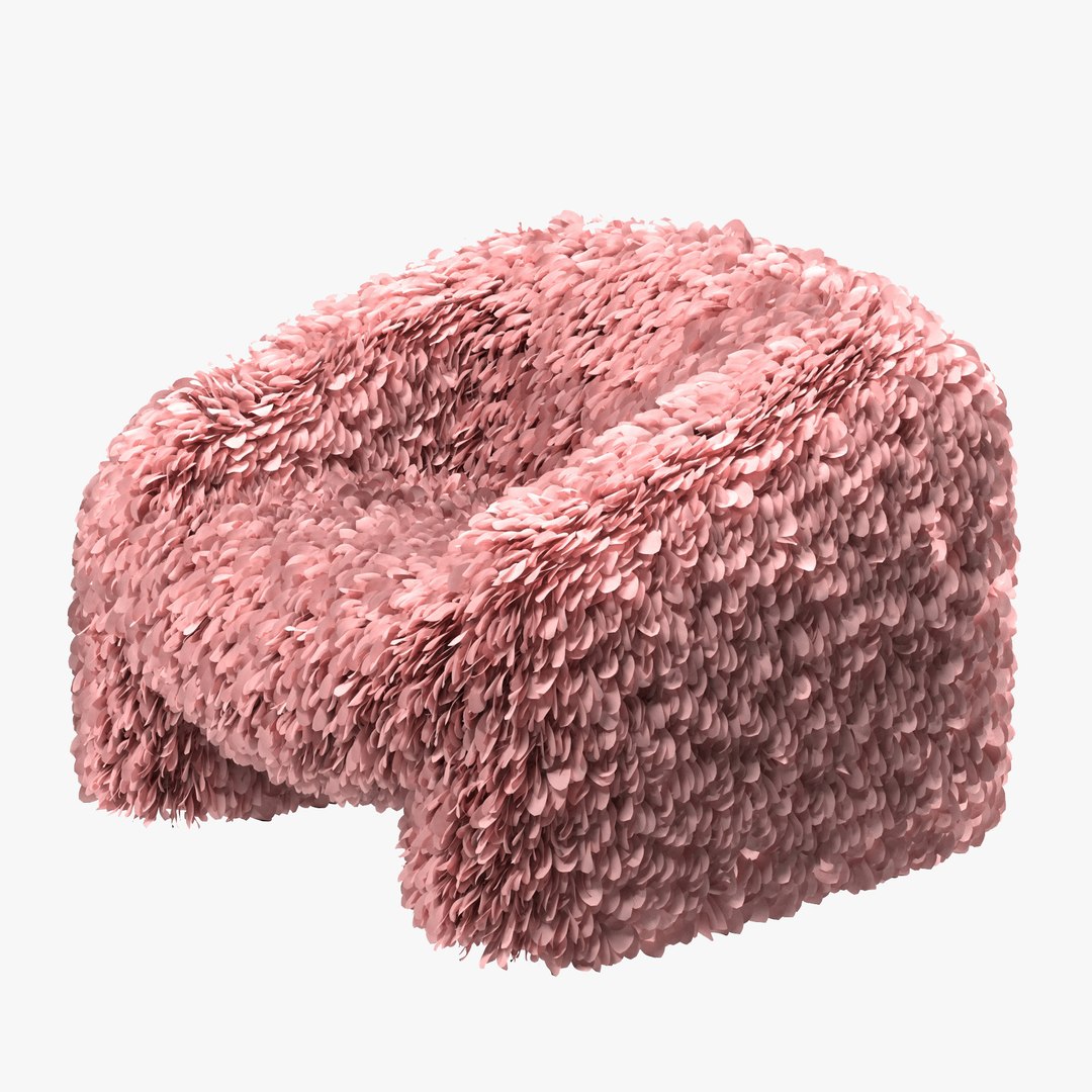 3D Moooi Hortensia Armchair TurboSquid 1754975