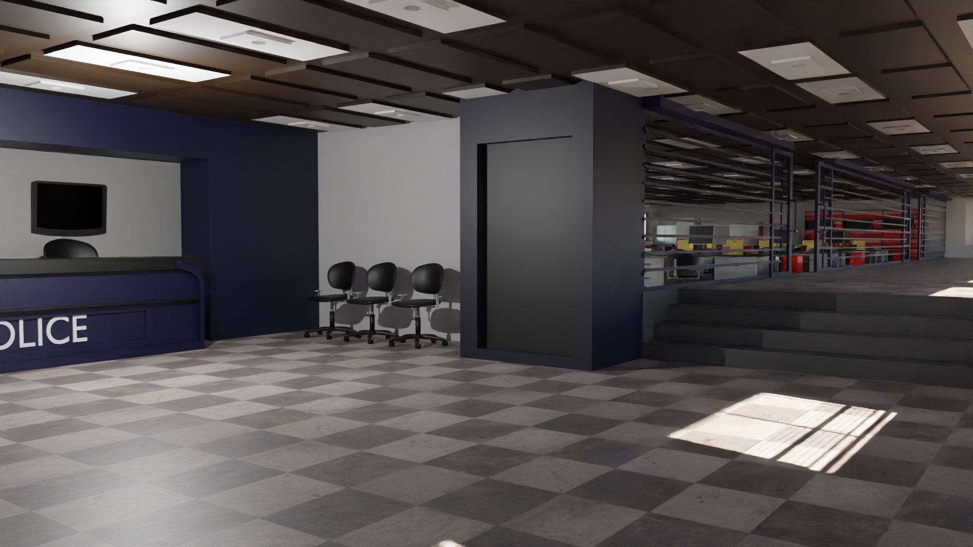 Police Station Interior 3D - TurboSquid 2158047
