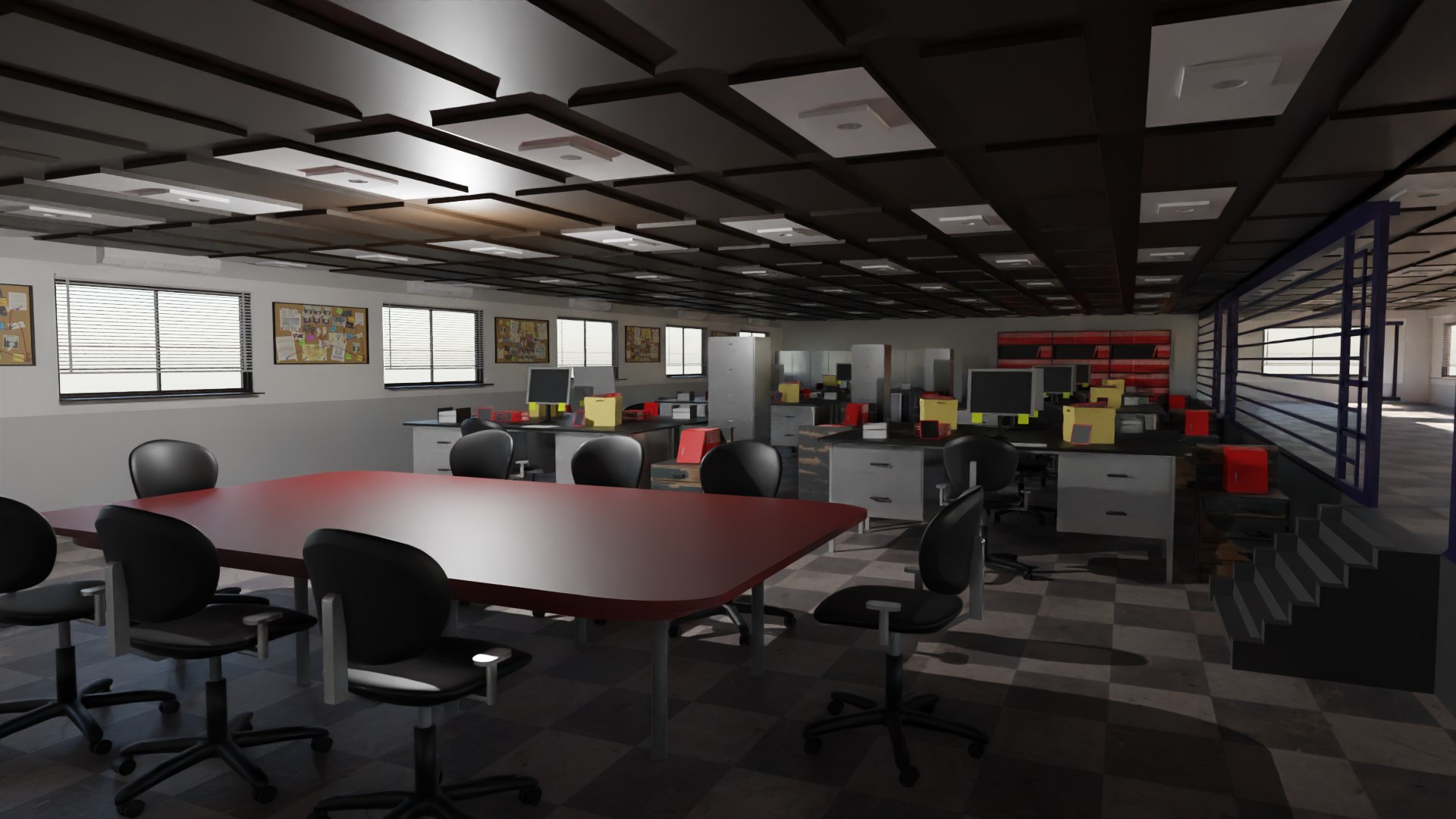 Police Station Interior 3D - TurboSquid 2158047