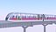 Conceito de trem monotrilho 2023 IV