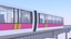 Conceito de trem monotrilho 2023 IV