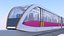 Conceito de trem monotrilho 2023 IV