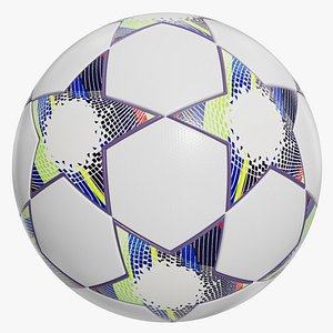 3D SoccerBallStarStyle 01 b
