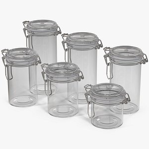 Glass Jars with Airtight Lid