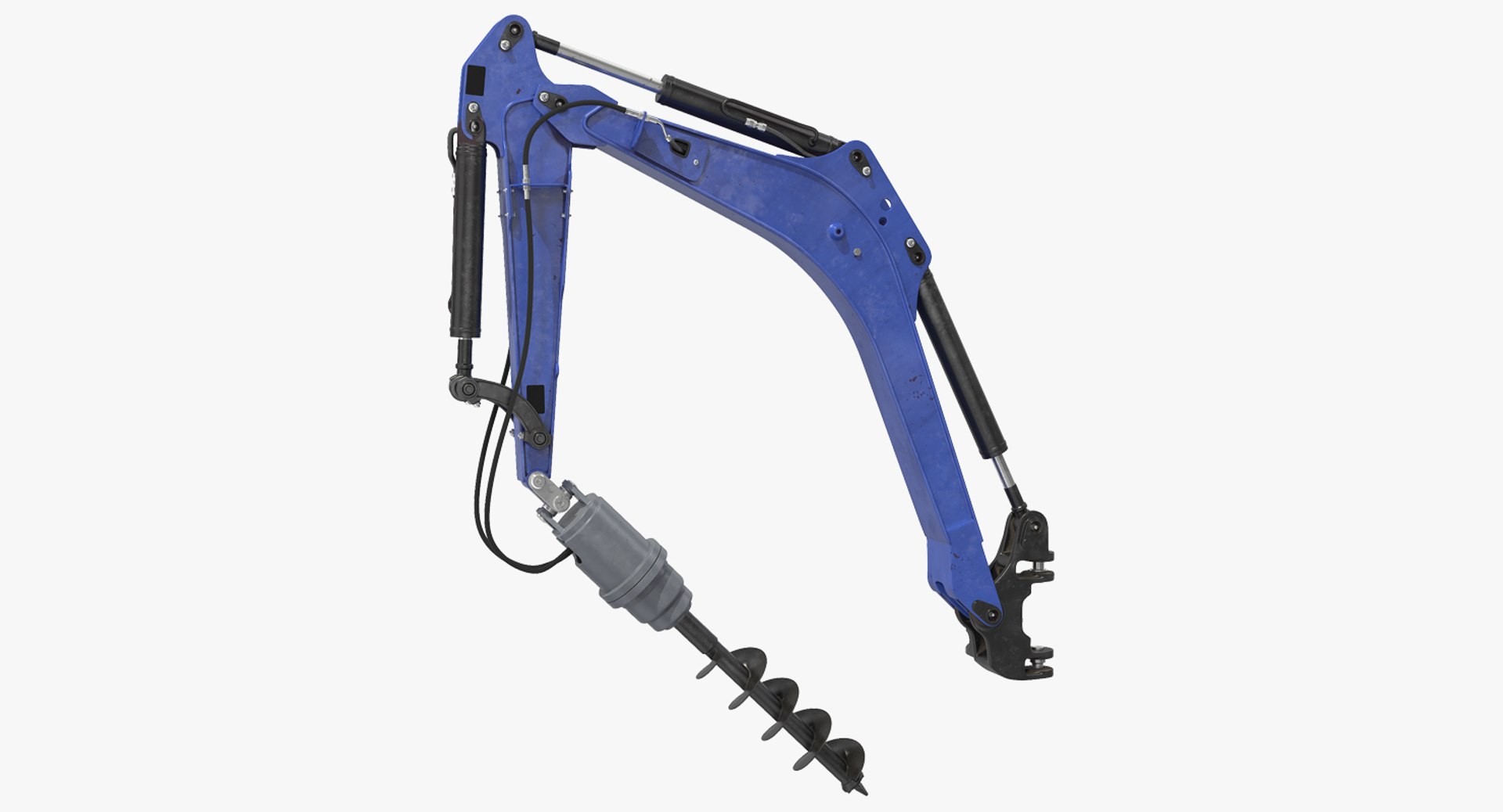 Earth Drill Rigged 3D Model 3D model preview