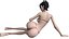 3D 女性キャラクター サンドラ