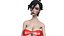 3D 女性キャラクター サンドラ