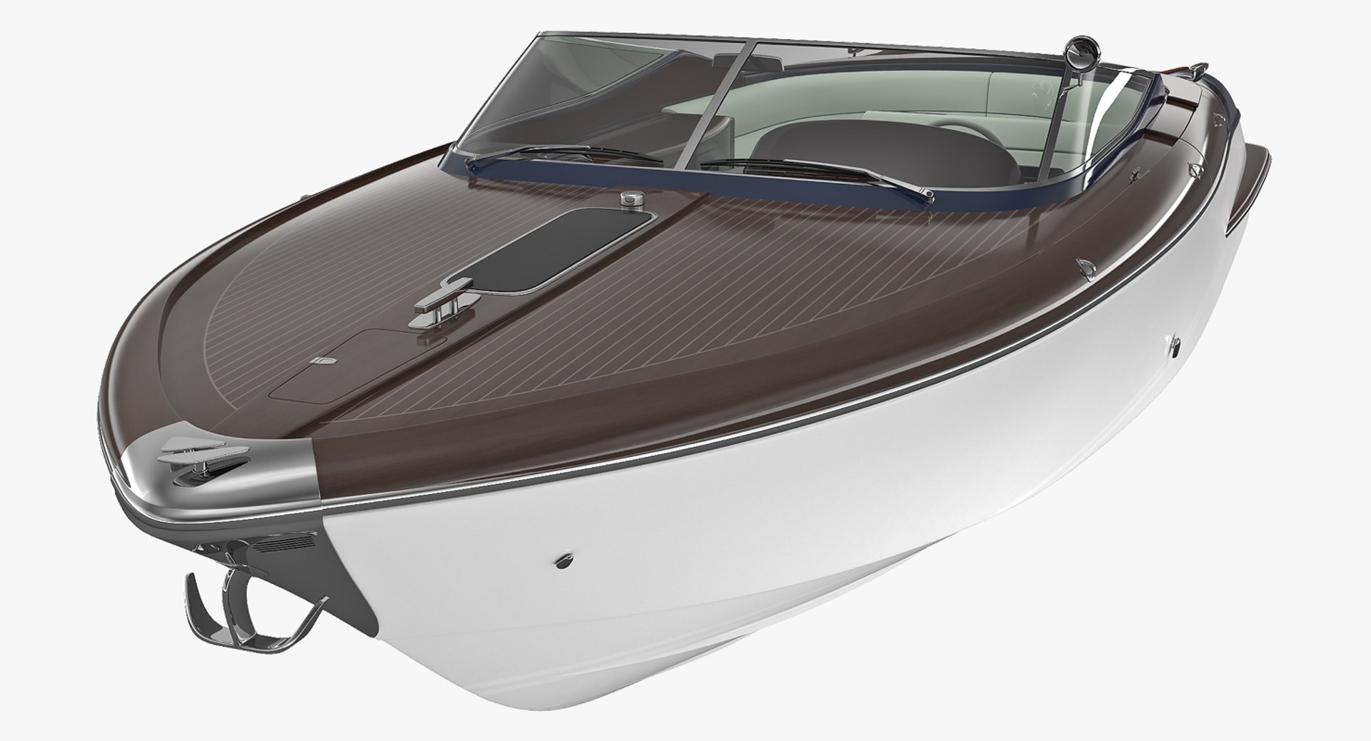 Luxury Speed Boat 3D model preview