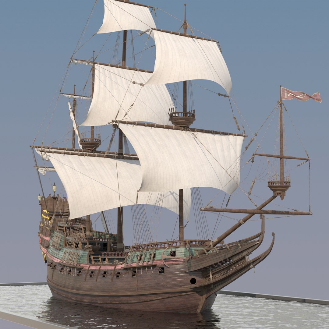 Ottoman Galleon 3D Model - TurboSquid 1327197