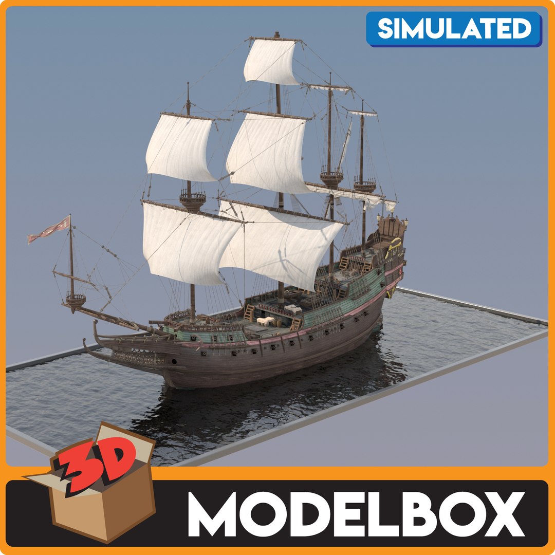 Ottoman Galleon 3d Model Turbosquid 1327197