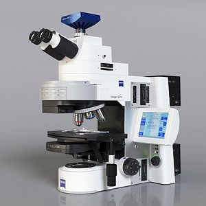 microscope research 3D model