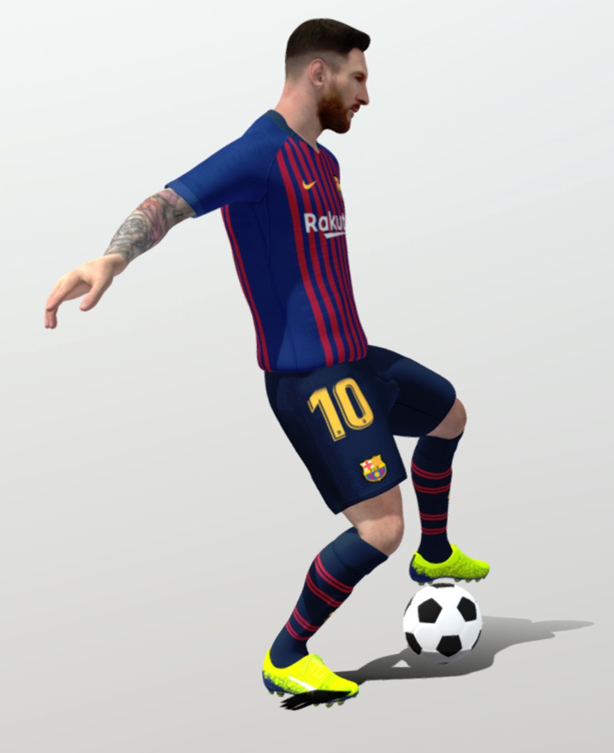 Messi 3d