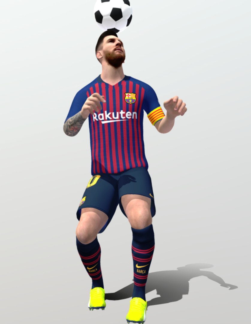 Messi 3d