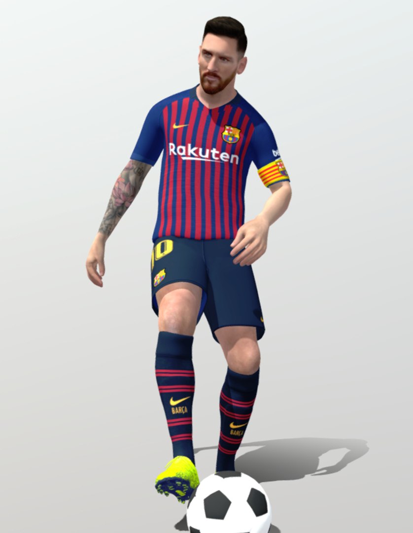 3D Rigged Lionel Messi Model - TurboSquid 1474858