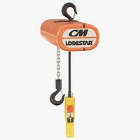 Lodestar Electric Chain Hoist Orange