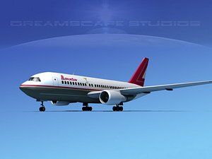 airline boeing 767 767-200er 3D