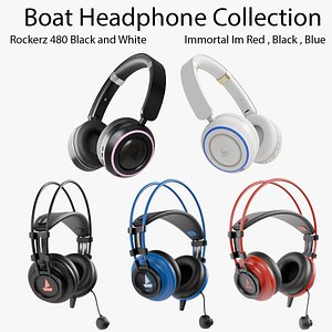 3D Boat Rockerz 480 And Immortal IM 200 Collection
