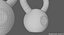 3D model kettlebell set