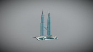 Petronas Towers 3D model
