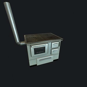 old stove 3D model