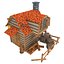 Holzfällerhütte Low Poly