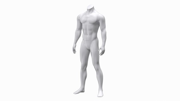 modèle 3D de Mannequin de sport masculin blanc - TurboSquid 2110917