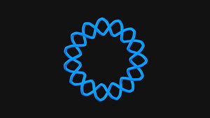 3D Torus Knot 15 model