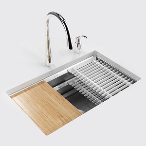 kohler prolific kitchen sink 3D model