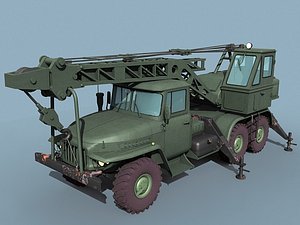 Ural-375 crane