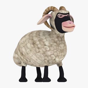 3d ninja sheep model