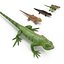 3d rigged lizards chameleon iguana