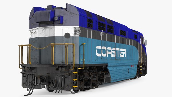 modelo 3d Locomotora Coaster F59PHI - TurboSquid 2176930
