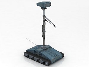 3D wed droid character alien