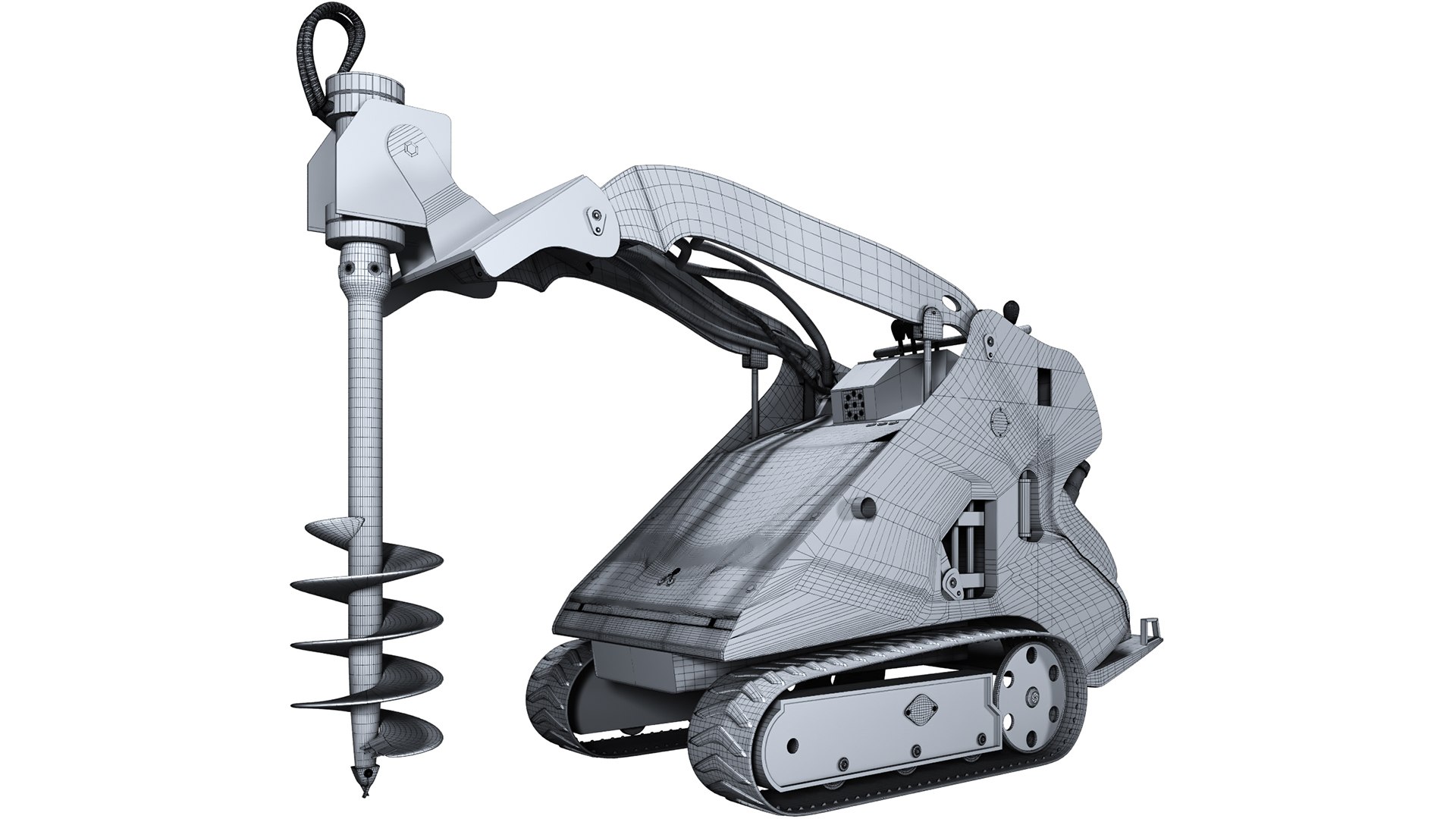 3D Ml525 Mini Track Loader Model - TurboSquid 2336246