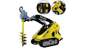3D Ml525 Mini Track Loader model